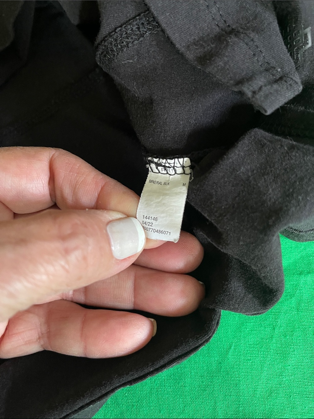 FLX Men’s Black Long-Sleeve Crew Tee - Picture 8 of 9